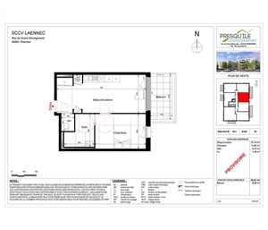 t2 à la vente -   56800  PLOERMEL, surface 40 m2 vente t2 - UBI470904512